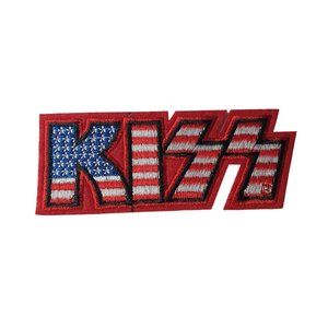 KISS Iron or Sew On Patch Embroidered Rock Band Jean Jacket Vest Bike 80s